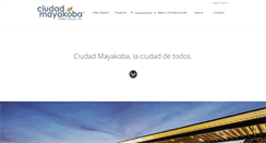 Desktop Screenshot of ciudadmayakoba.com